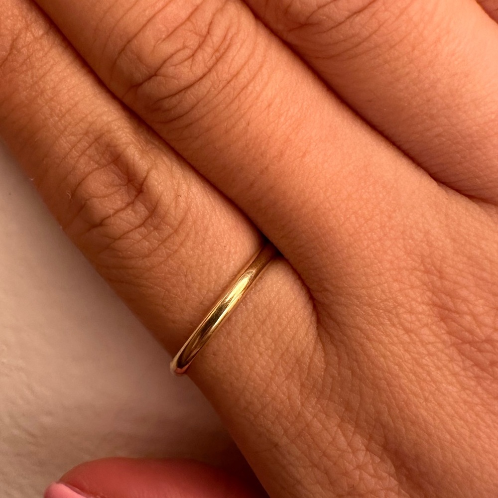 Solid gold 14k ring